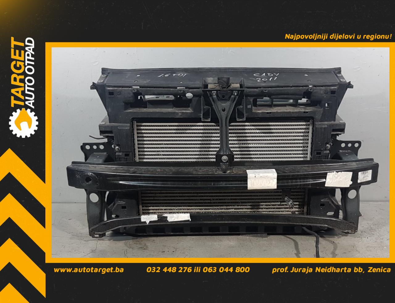 HLADNJAK VODE VW CADDY > 10-15 1K0121251DD