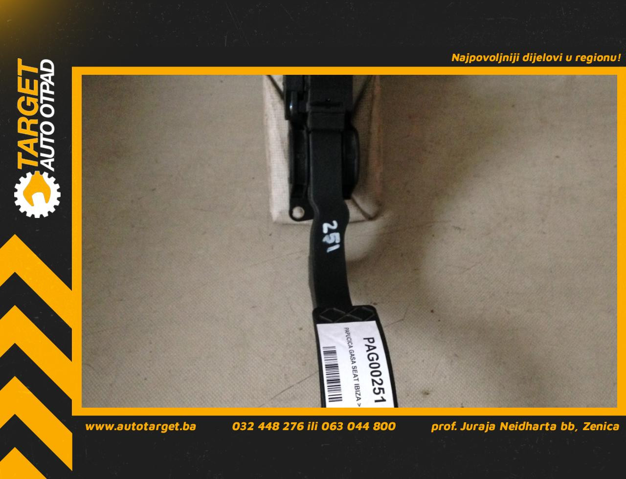 DIJELOVI PAPUCICA GASA SEAT IBIZA/CORDOBA > 02-06 0281002378