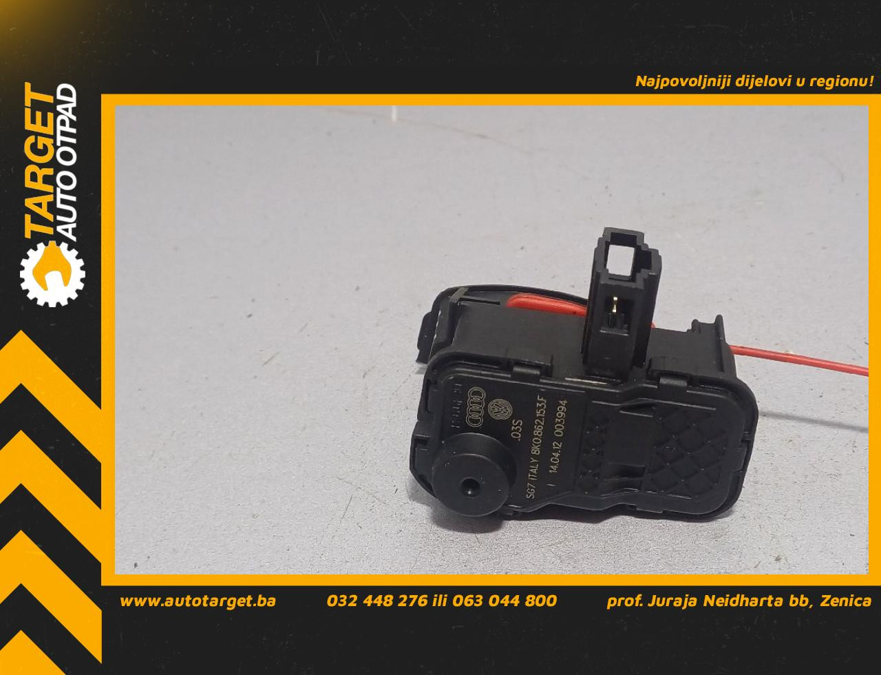 MOTORIC POKLOPCA REZERVOARA AUDI A4 (B8) > 07-11 8K0862153F