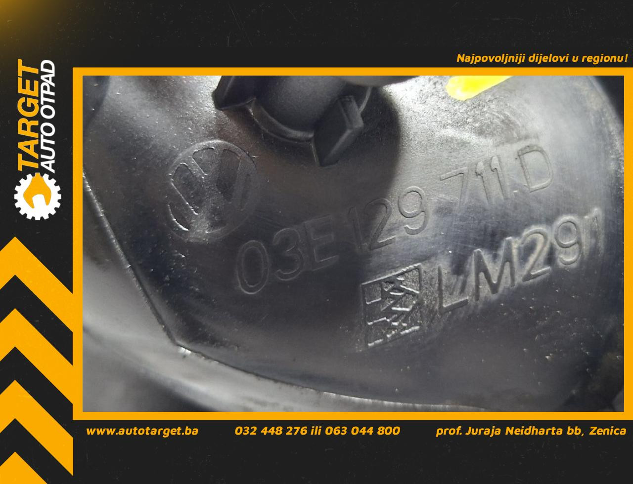 DIJELOVI USISNA GRANA VW POLO > 09-14 1.2 03E129711D