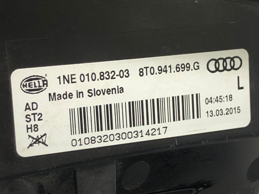 DIJELOVI MAGLENKA AUDI A5 (8T3/8F7) COUPE > 11-17 8T0941699G