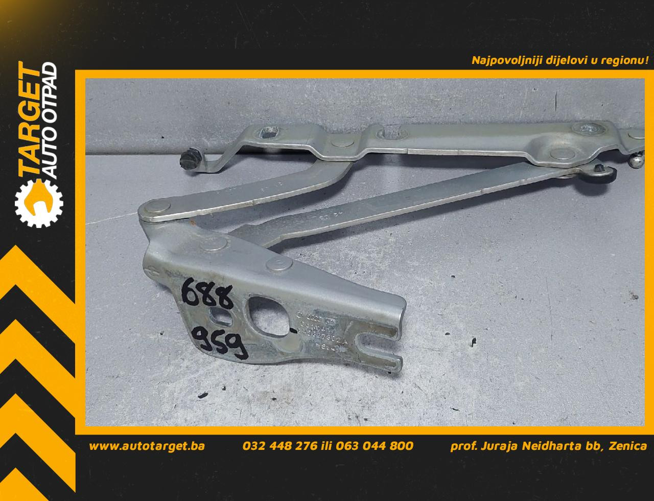DIJELOVI BAGLAMA GEPEKA AUDI A4 (B7) > 04-07 8H0827302A