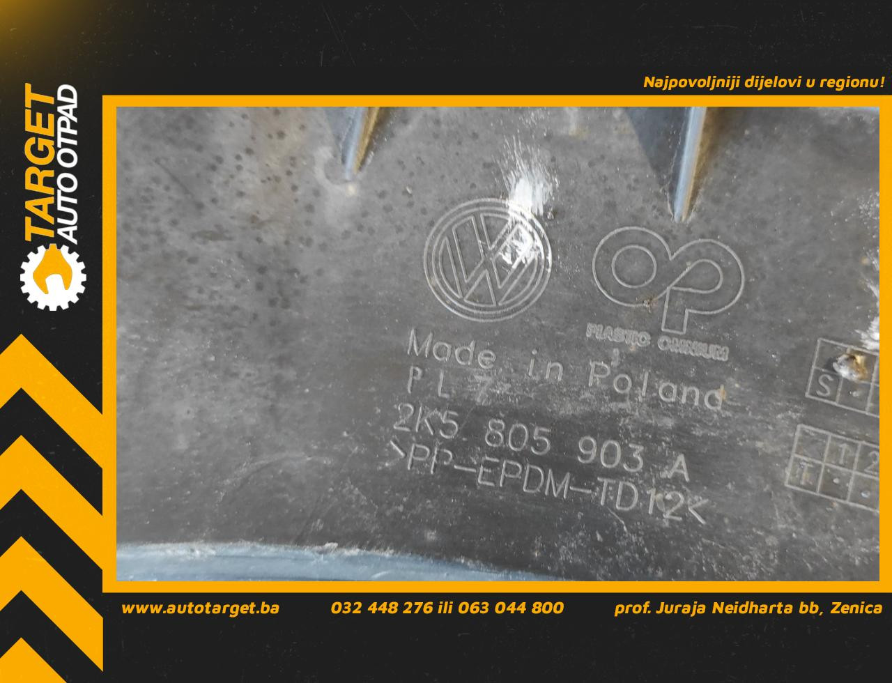 DIJELOVI SPOJLER VW CADDY > 15-20 2K5805903A