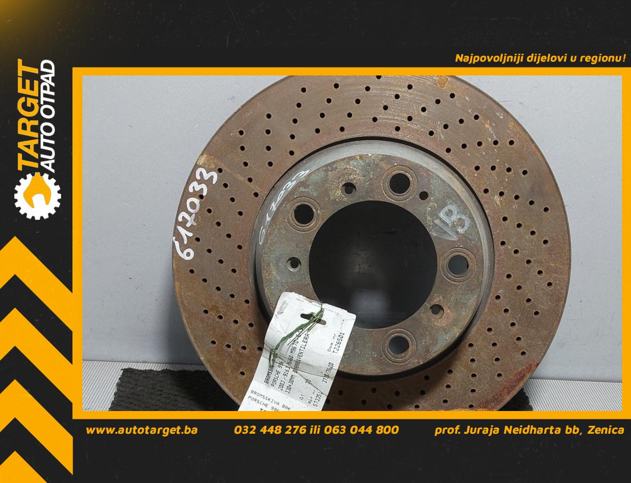 DIJELOVI KOCIONI DISK PORSCHE BOXTER (986) > 97-04
