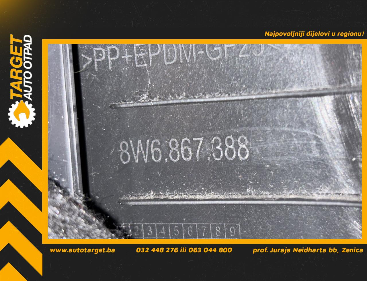 TAPACIRUNG VRATA AUDI A5 (F5) COUPE > 17 - 8W6867388