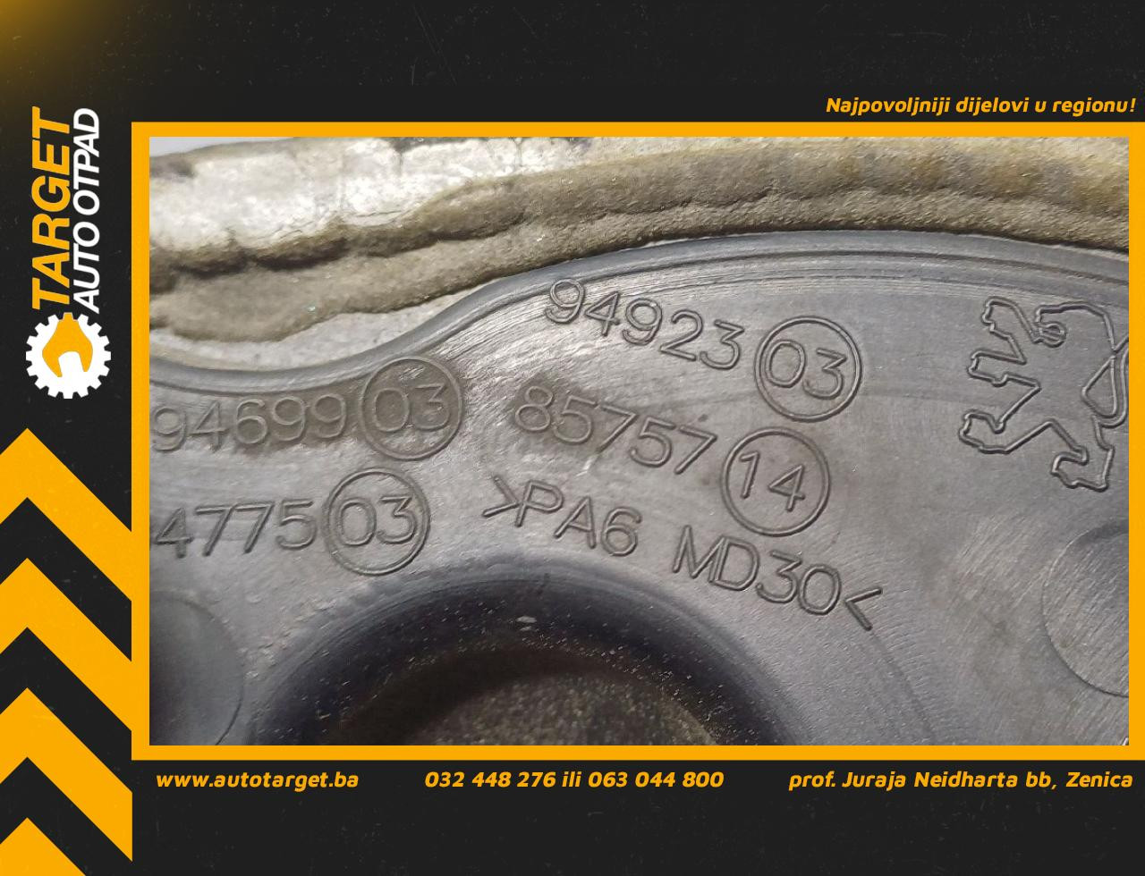 POKLOPAC ZUPCASTOG REMENA FORD MONDEO > 10-14 9492303