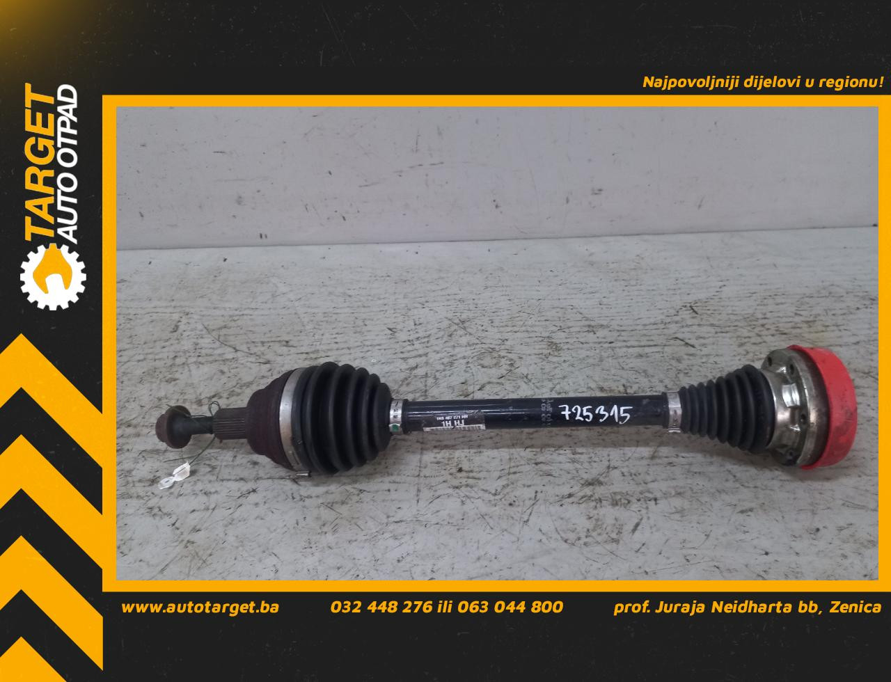 DIJELOVI POLUOSOVINA VW PASSAT B7 > 10-14 1.4 1K0407271HH