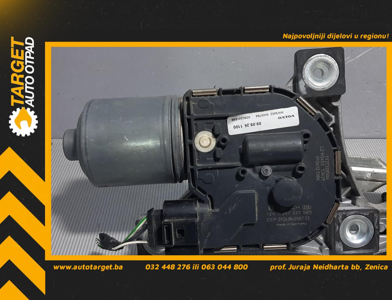 DIJELOVI MOTORIC BRISACA VOLVO S40/V50 > 07-12 0390241688