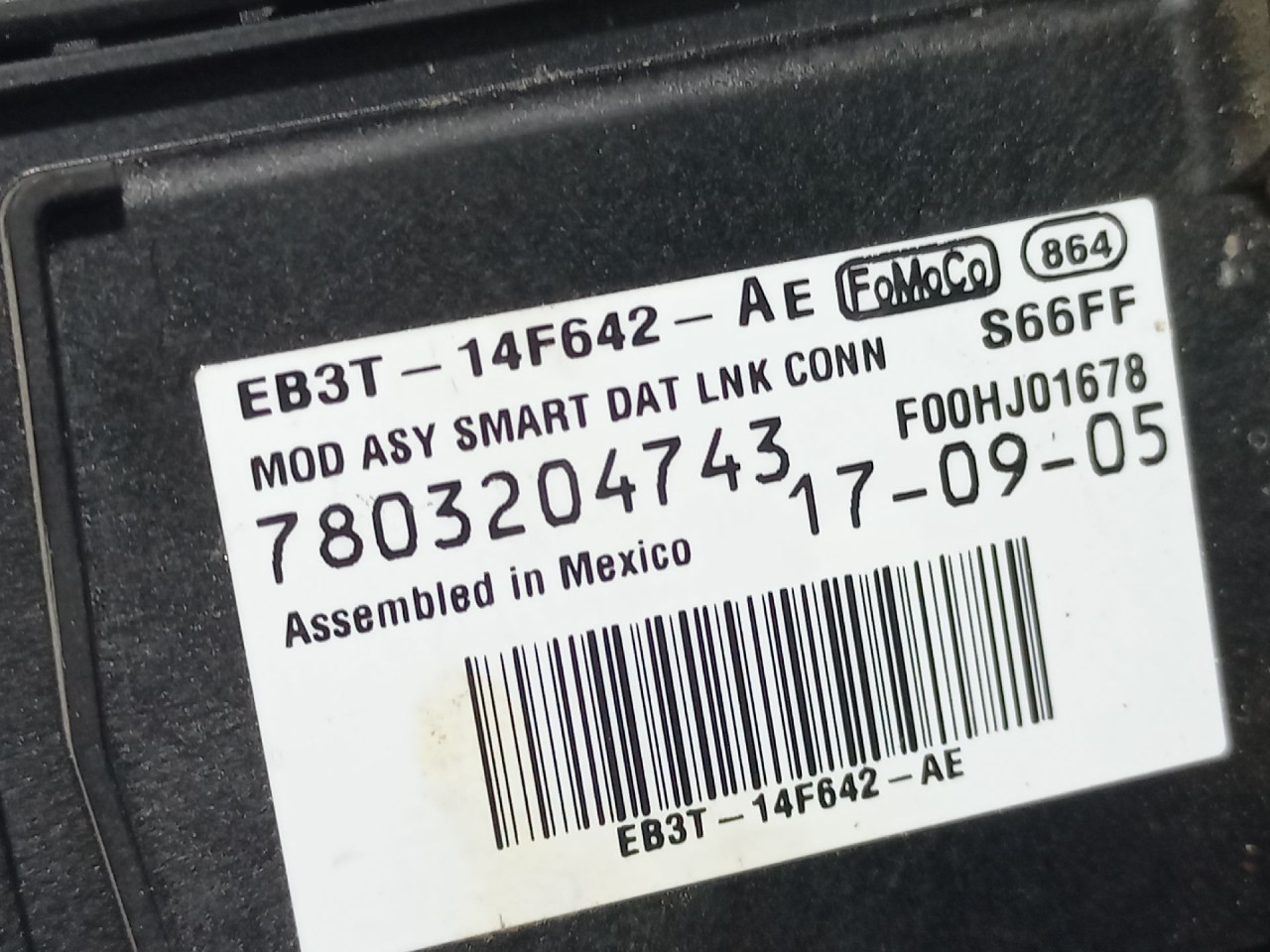 ELEKTRONIKA MODUL FORD RANGER > 16- EB3T14F642AE