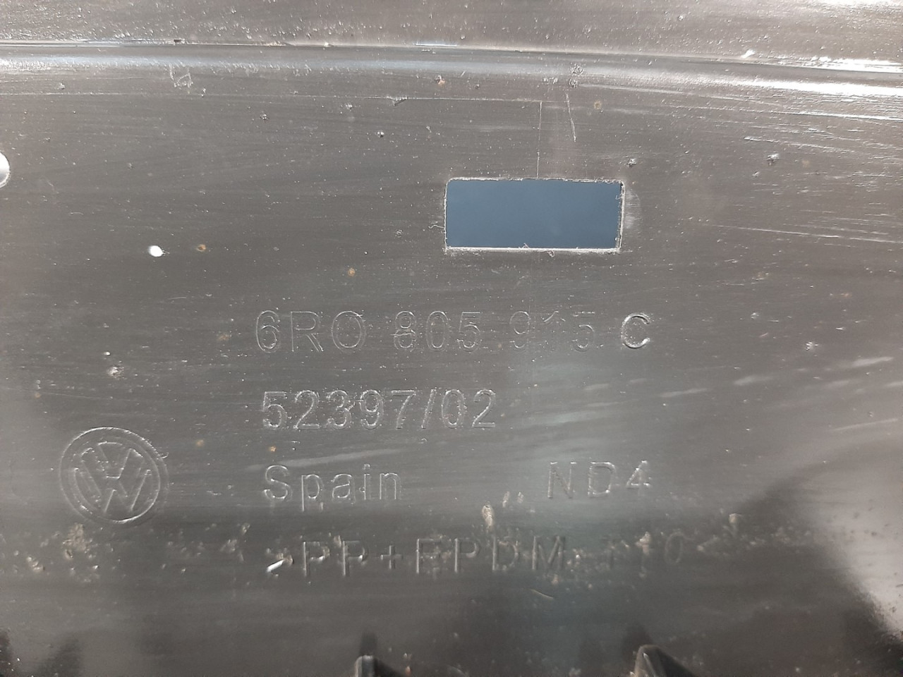 DIJELOVI SPOJLER VW POLO > 09-14 6R0805915C