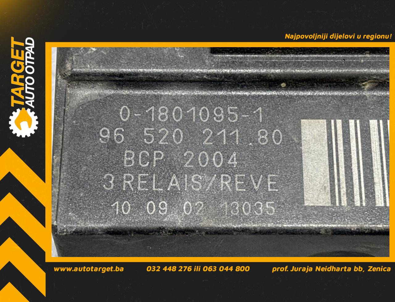 DIJELOVI ELEKTRONIKA RELEJ CITROEN C5 > 08-10 2.0 9652021180