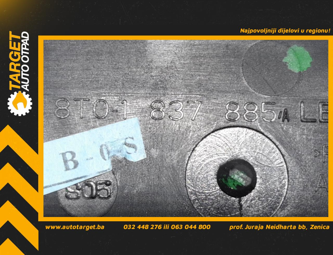 RUCKA VRATA AUDI A4 (B8) > 07-11 8T01837885