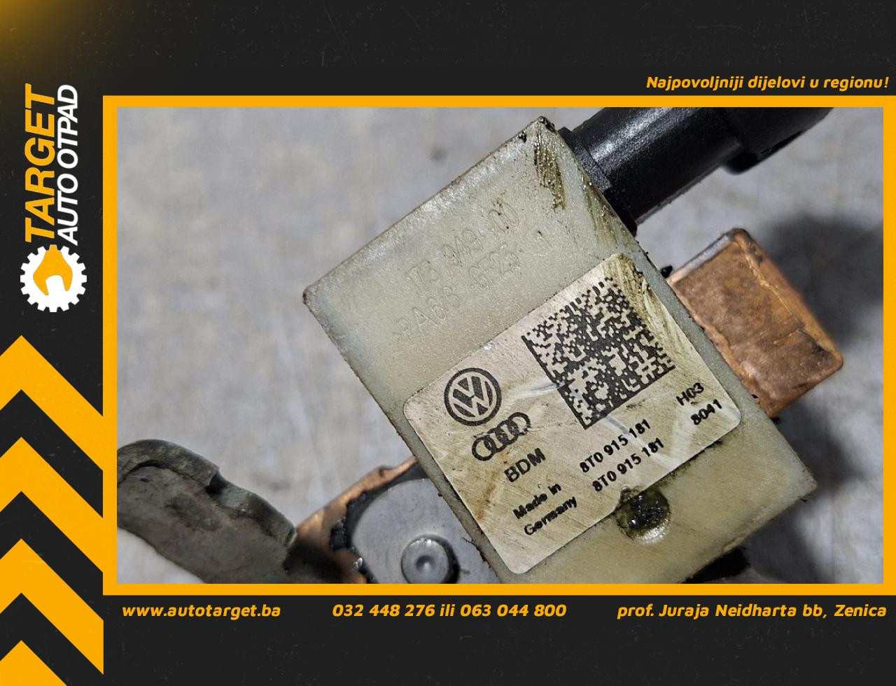DIJELOVI KLEMA AUDI A4 (B8) > 12-15 3.0 8T0915181