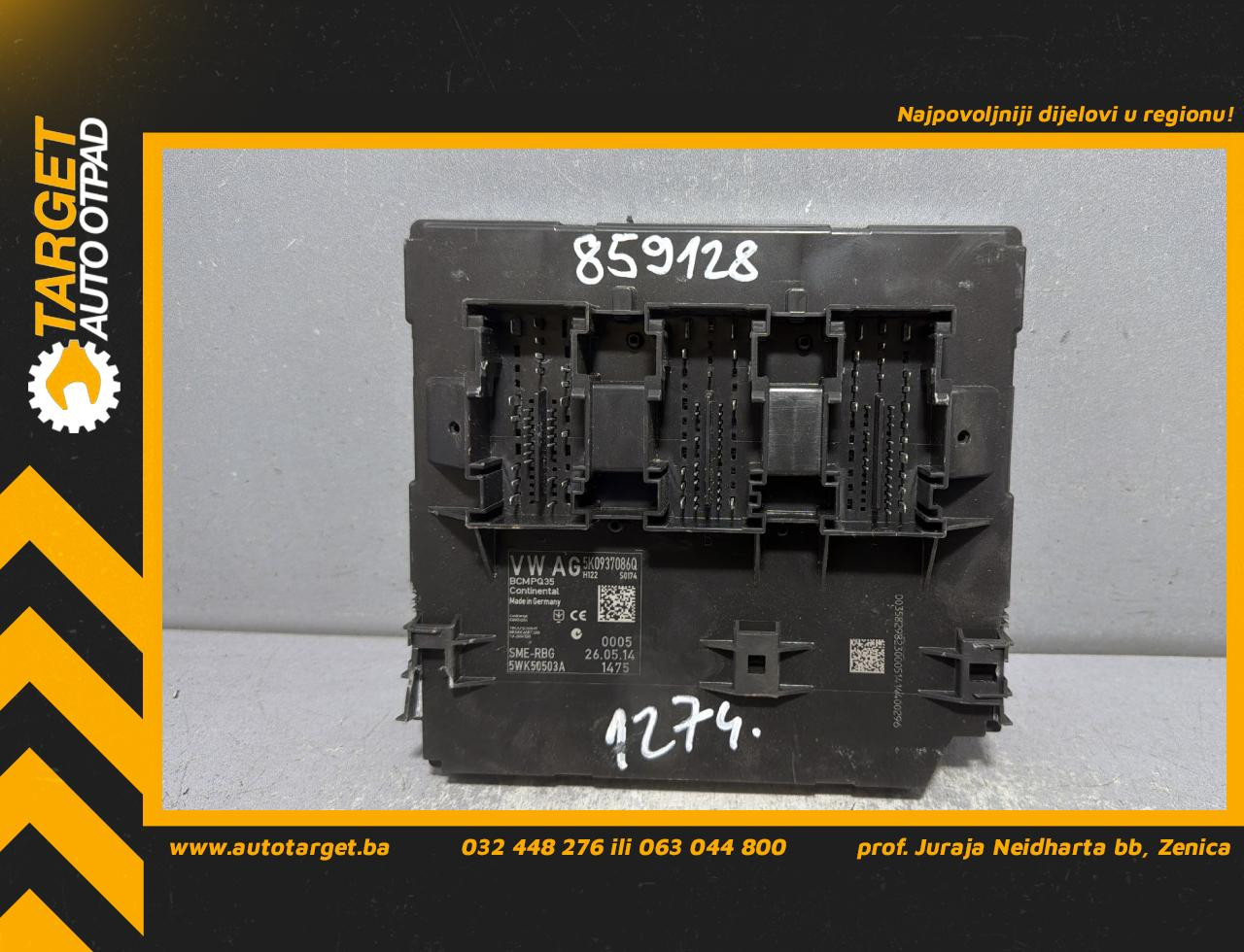 DIJELOVI BCM ELEKTRONIKA VW TIGUAN > 11-15 2.0 5K0937086Q