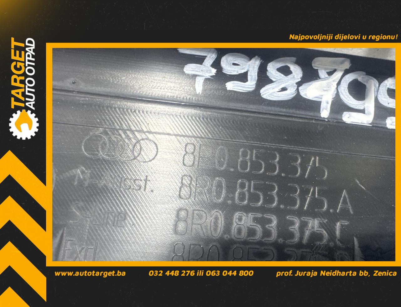 DIJELOVI LAJSNA AUDI Q5 > 12-16 3.0 8R0853375