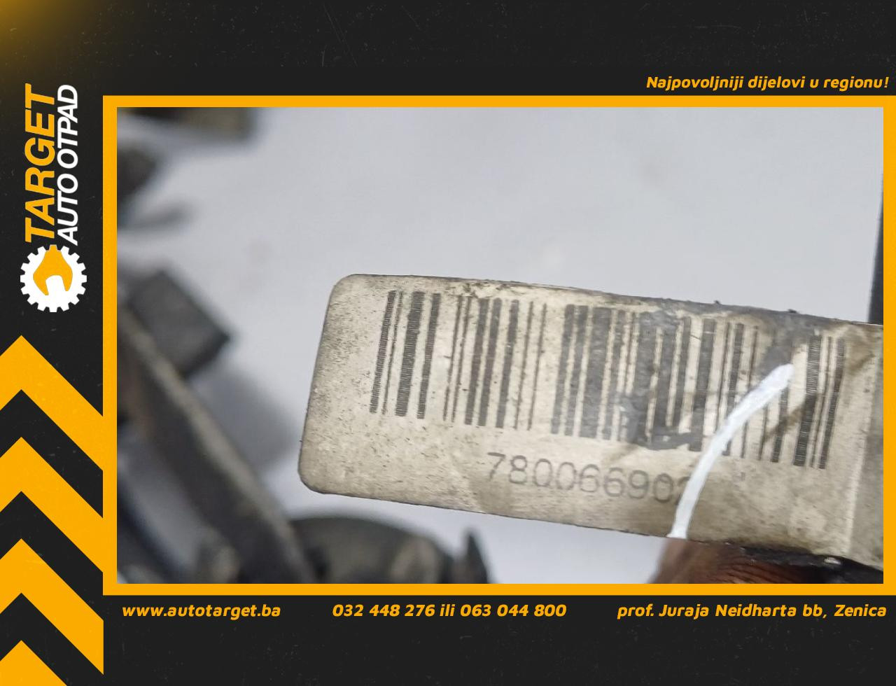 DIJELOVI CRIJEVO BMW SERIJA 1 (E87/E81) > 07-11 2.0 780066902