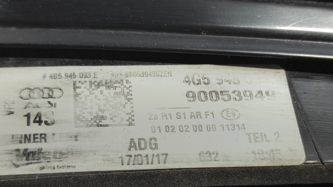 STOP SVJETLO AUDI A6 4G > 14-18 4G5945093E