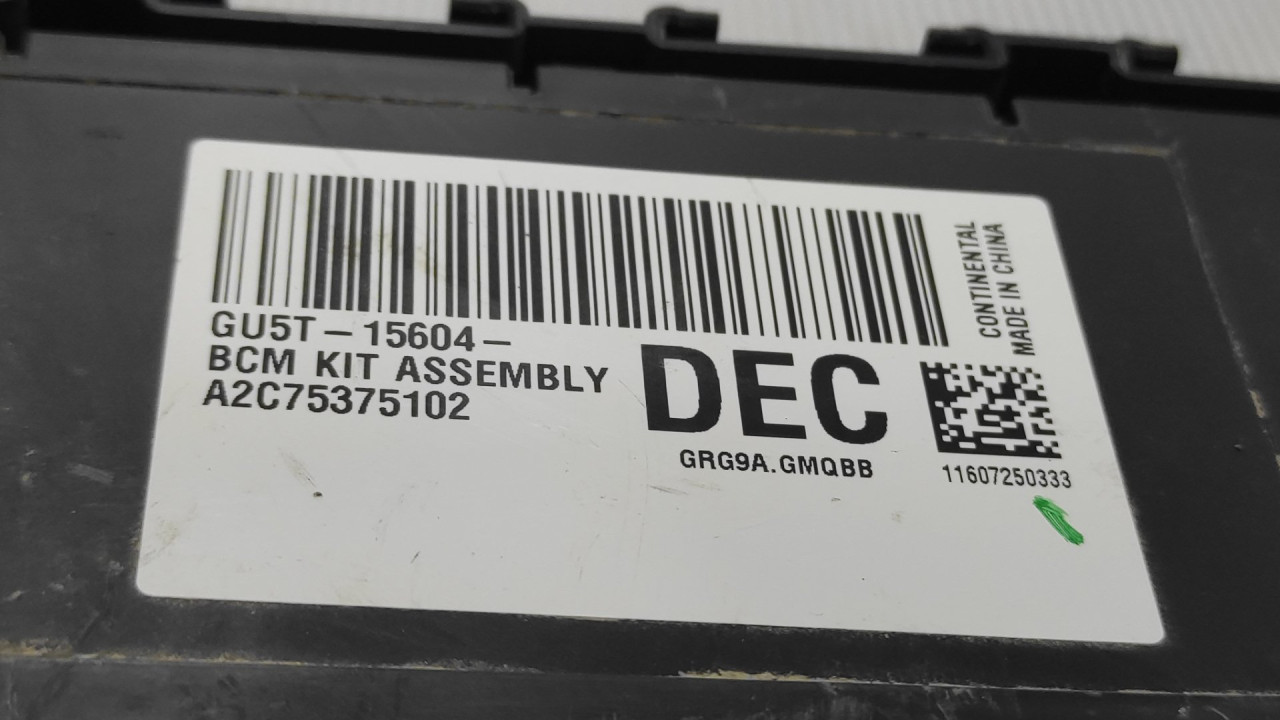 BCM ELEKTRONIKA FORD RANGER > 16- GU5T15604DEC