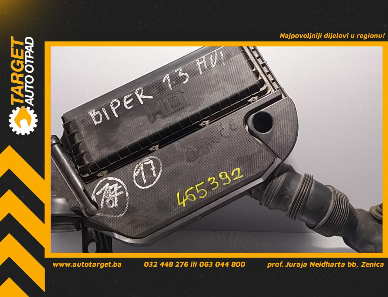 KUCISTE FILTERA ZRAKA PEUGEOT BIPPER > 07-16 1368608080