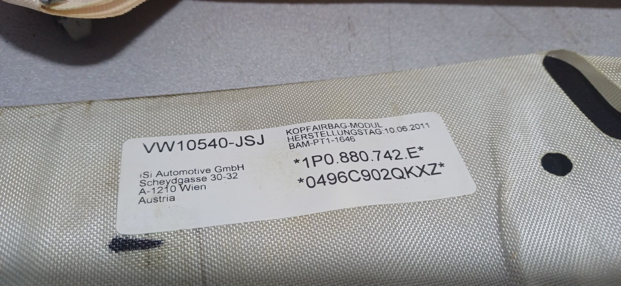 KROVNI AIRBAG SEAT LEON > 09-12 1P0880742E