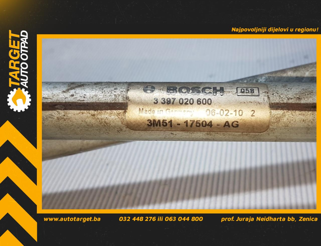 DIJELOVI POLUGA BRISACA FORD C-MAX > 03-07 3M5117504AG