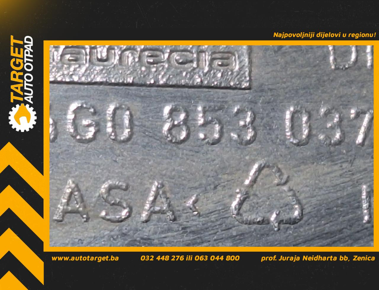DIJELOVI PLASTIKA VW TIGUAN > 20- 1.5 4G0853037
