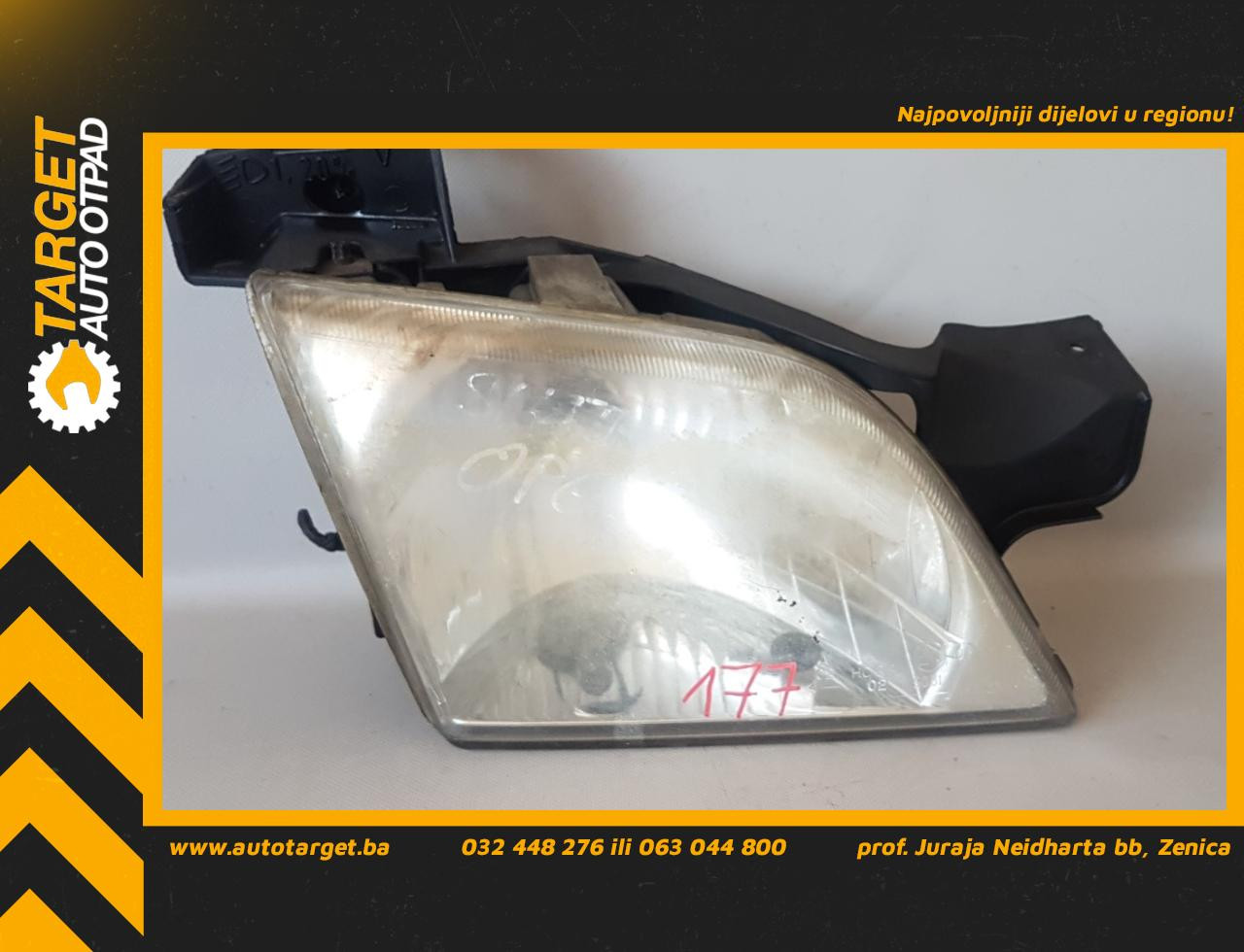 DIJELOVI FAR OPEL SINTRA > 96-99 OP710014 16521698