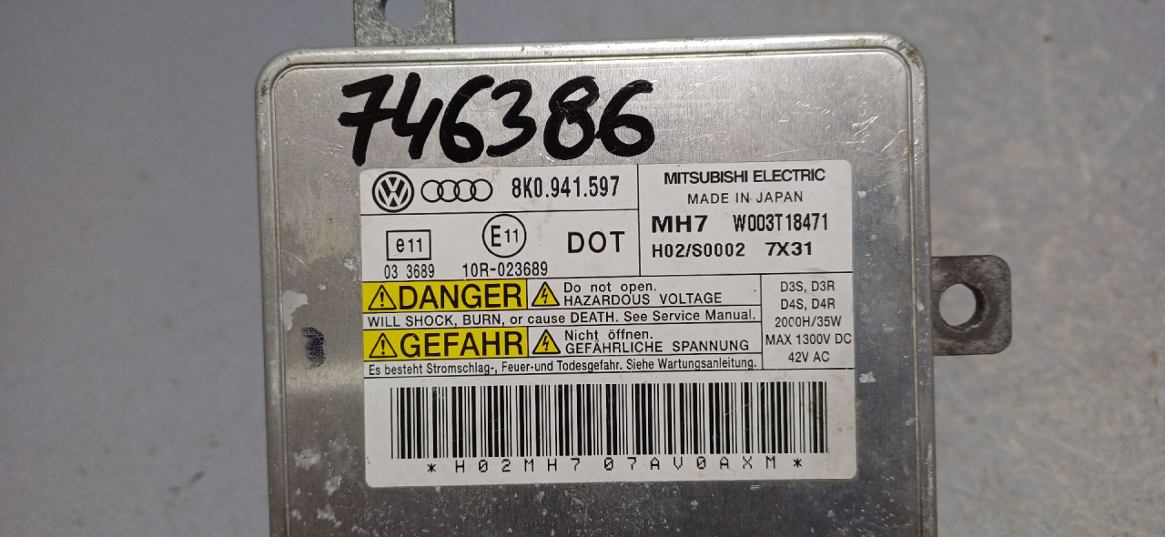 BALAST FARA AUDI A3 (8V1/8VA) > 12-16 8K0941597