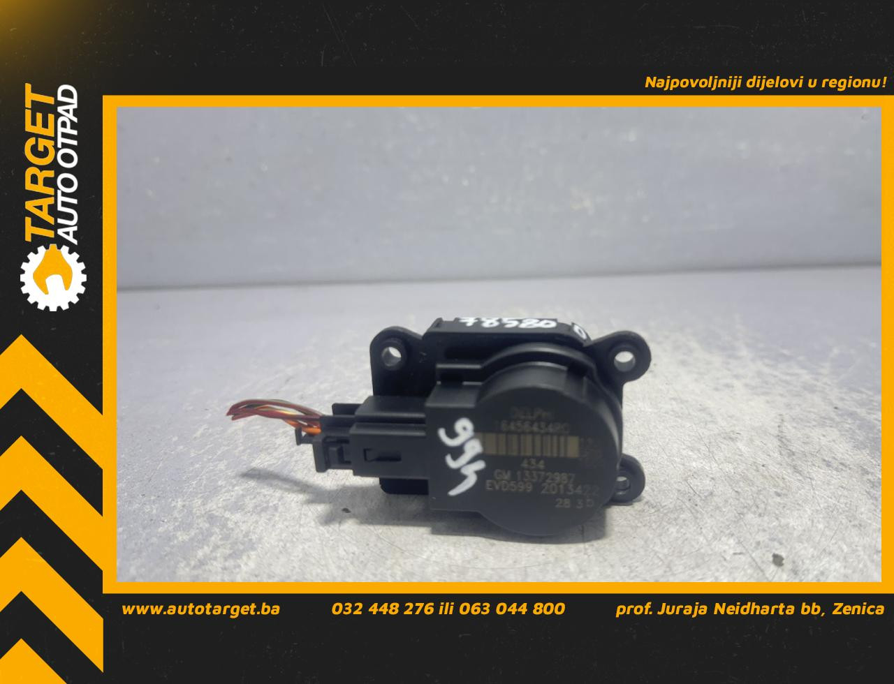 DIJELOVI MOTORIC KLAPNE OPEL INSIGNIA > 14-16 2.0 13372987