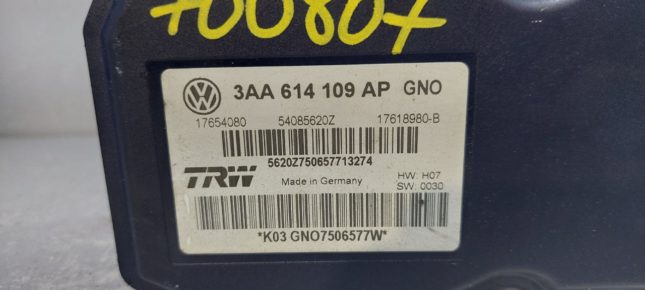 ABS ELEKTRONIKA VW PASSAT B7 > 10-14 3AA614109AP