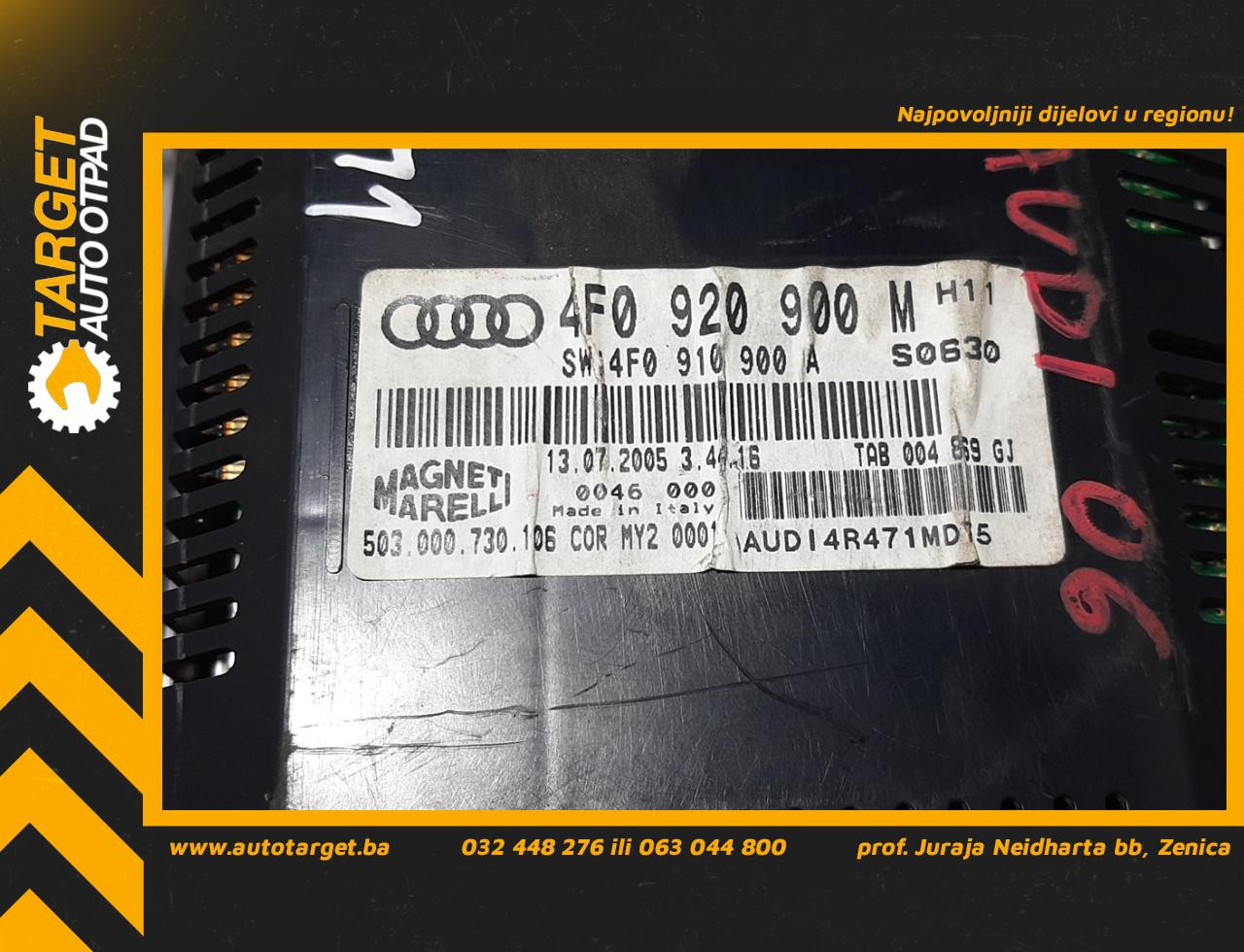 DIJELOVI CELER SAT AUDI A6 > 04-08 4F0920900M