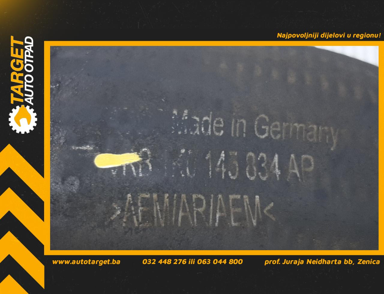 DIJELOVI CRIJEVO INTERKULERA VW CADDY > 10-15 1K0145834AP