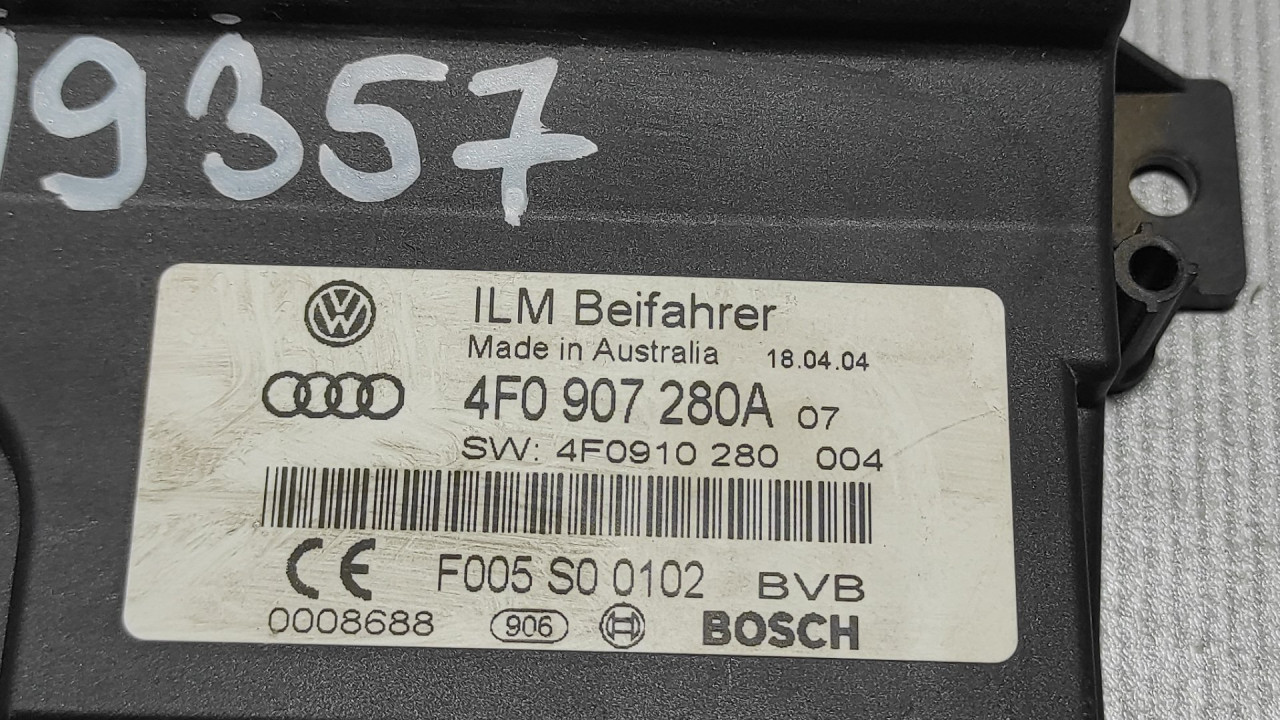 ELEKTRONIKA MODUL AUDI A6 > 04-08 4F0907280A