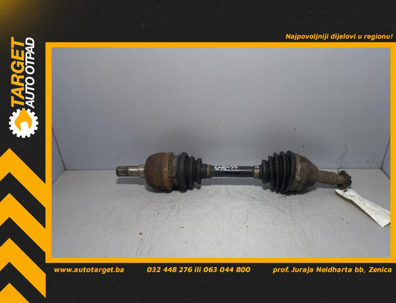 DIJELOVI POLUOSOVINA OPEL ZAFIRA B > 05-07