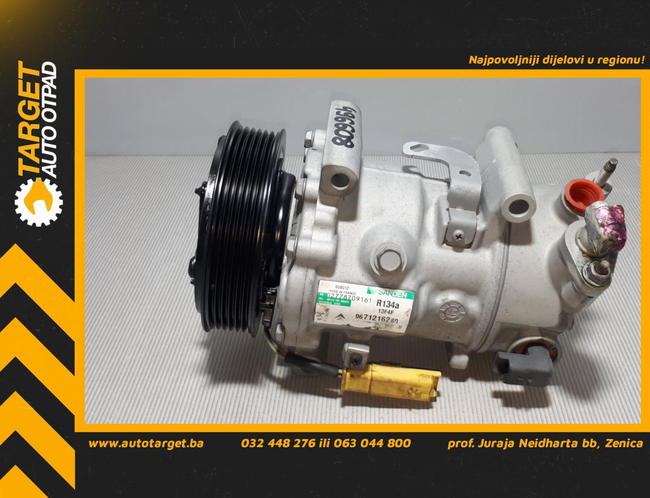 KOMPRESOR KLIME PEUGEOT 207 > 06-09 9671216280