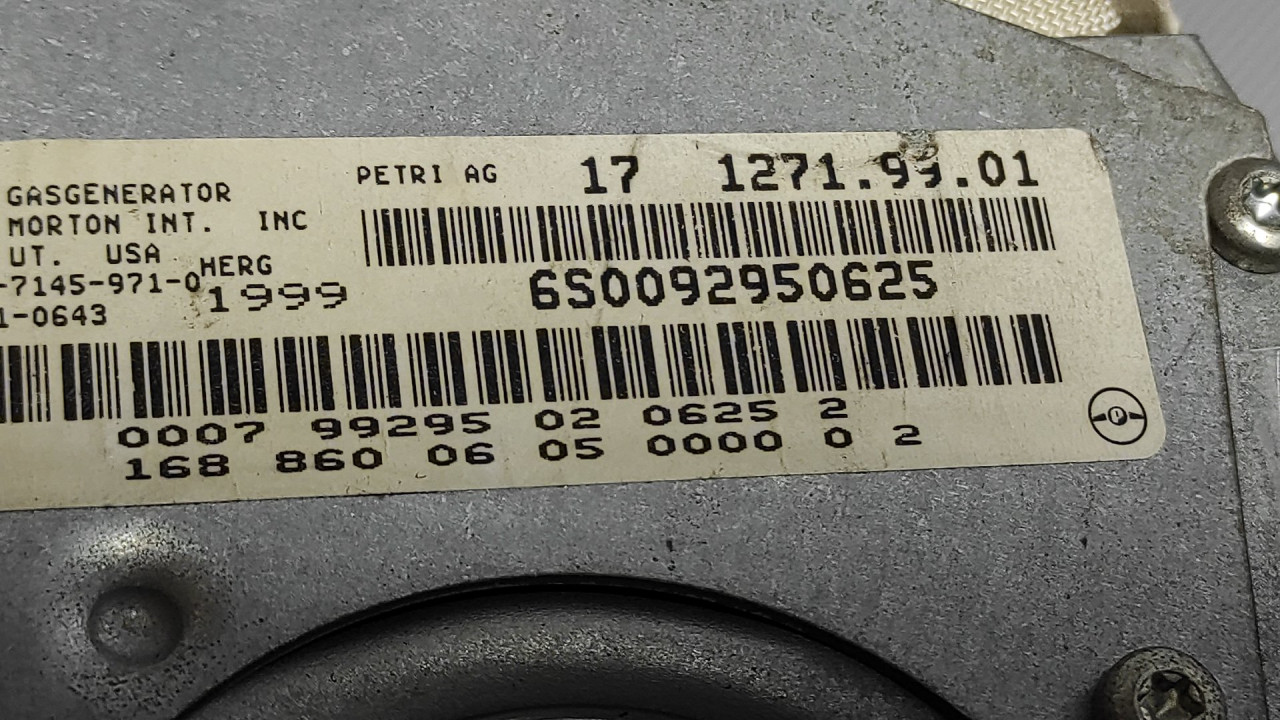AIRBAG SUVOZACA MERCEDES A KLASA (W168) > 97-01 1712719