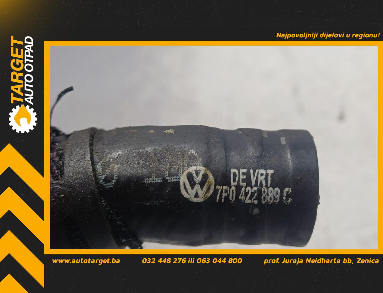 DIJELOVI CRIJEVO VW TOUAREG > 14-18 193 7P0422889C