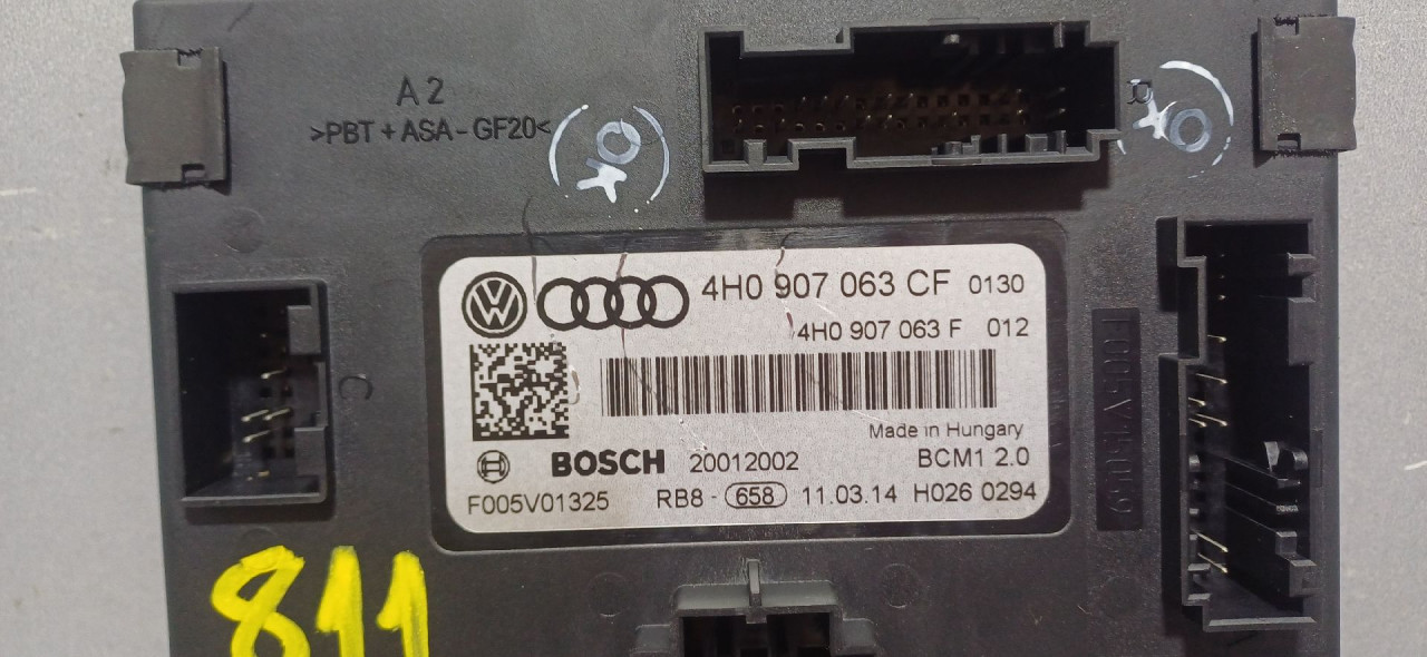 BCM ELEKTRONIKA AUDI A6 4G > 14-18 4H0907063CF