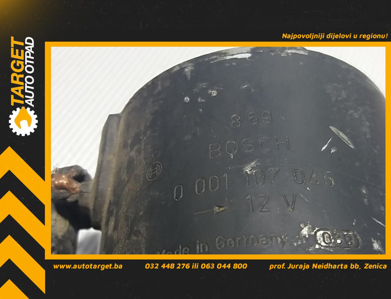DIJELOVI ALNASER OPEL VECTRA B > 95-98 1.8 0001107045