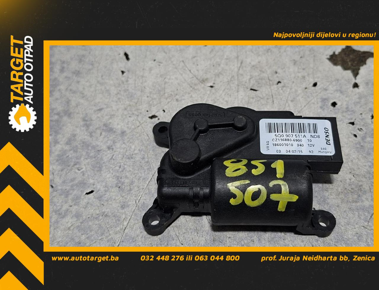 DIJELOVI MOTORIC KLAPNE SKODA OCTAVIA > 13-16 5Q0907511A