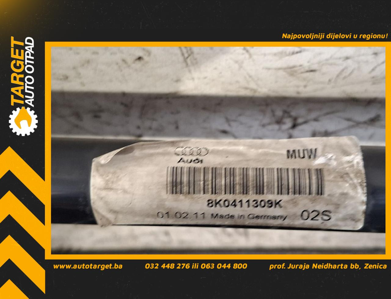 BALANS STANGA AUDI A5 (8T3/8F7) COUPE > 07-11 8K0411309K