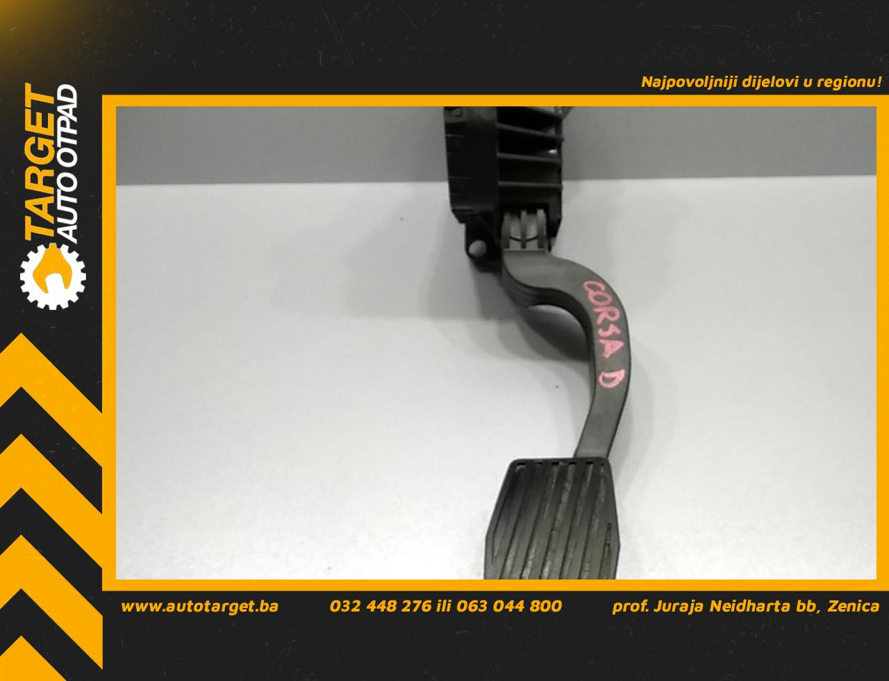 DIJELOVI PAPUCICA GASA OPEL CORSA D > 06-11 55702020