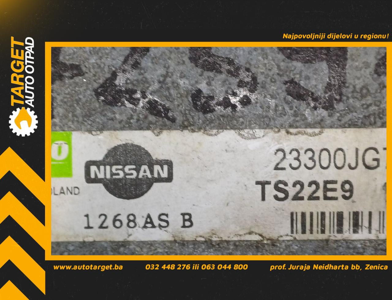 DIJELOVI ALNASER NISSAN QASHQAI > 10-13 2.0 23300JG70A
