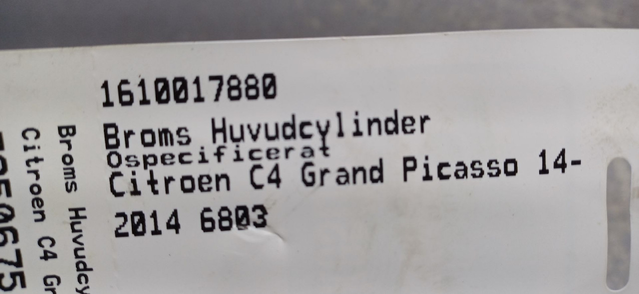 GLAVNI KOCIONI CILINDAR CITROEN C4 GRAND PICASSO > 13-1