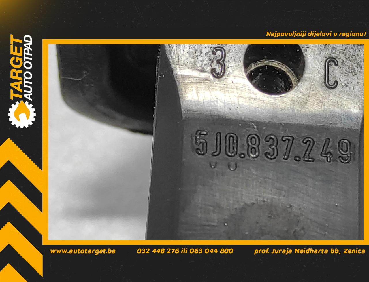 DIJELOVI GRANICNIK VRATA SKODA FABIA > 04-07 5J0837749