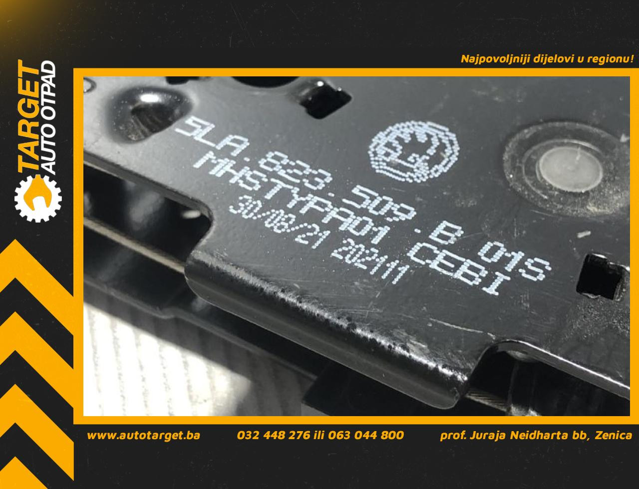 DIJELOVI BRAVA HAUBE SKODA RAPID > 16- 5LA823509A