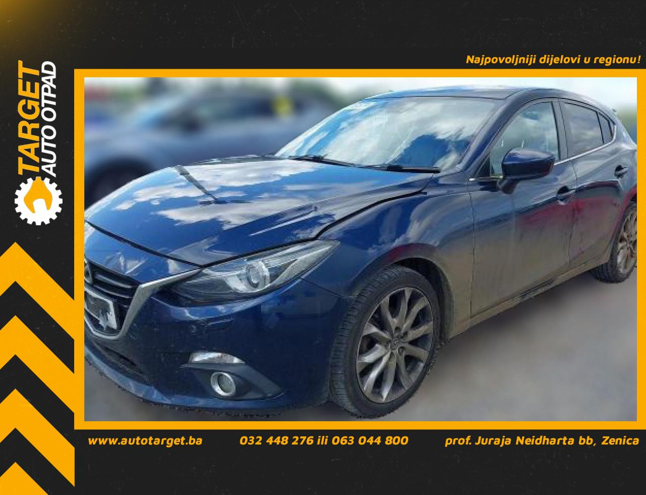 DIJELOVI BRANIK MAZDA 3 > 13-16 2.2