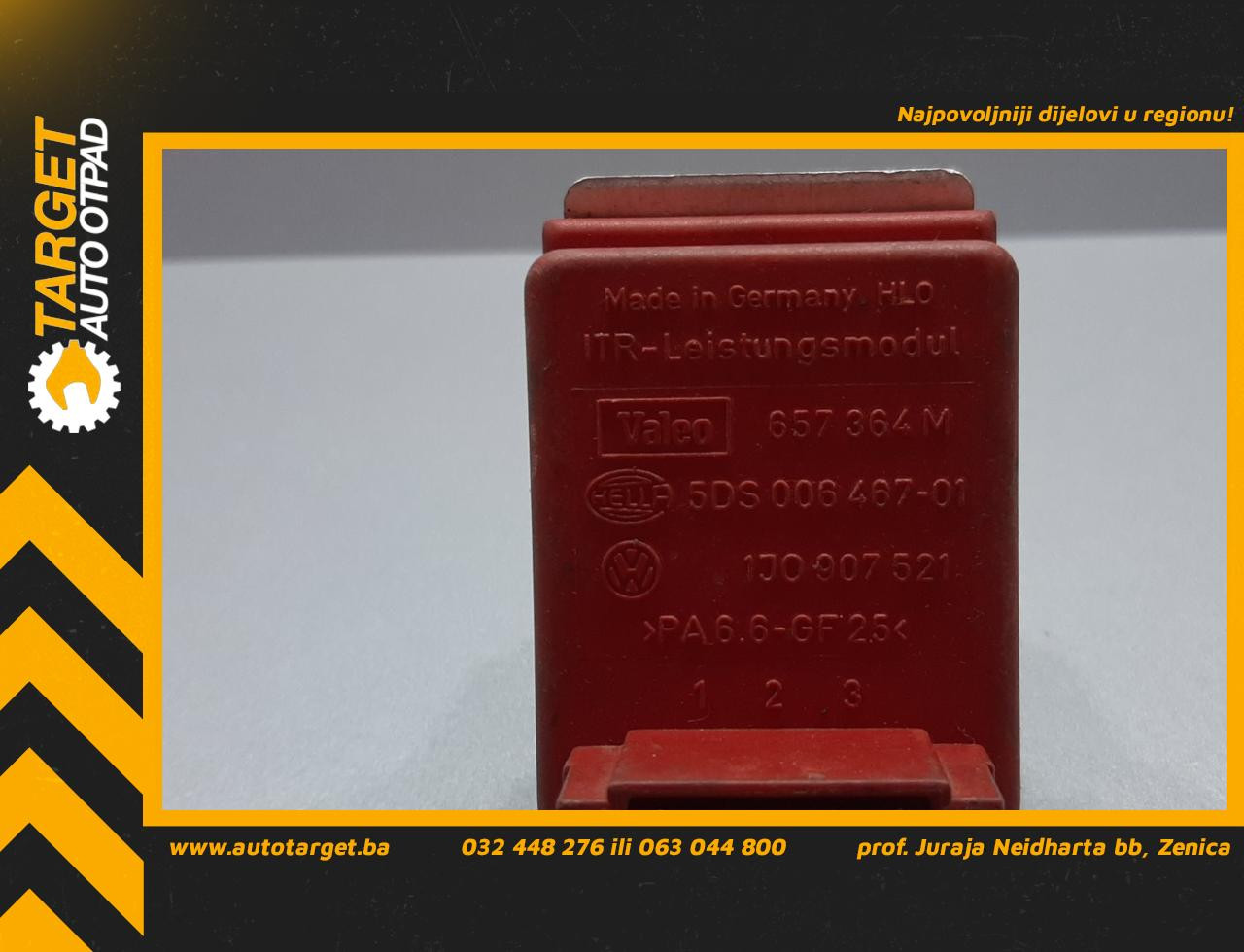 DIJELOVI ELEKTRONIKA REOSTAT VW GOLF 4 > 97-03 657364M