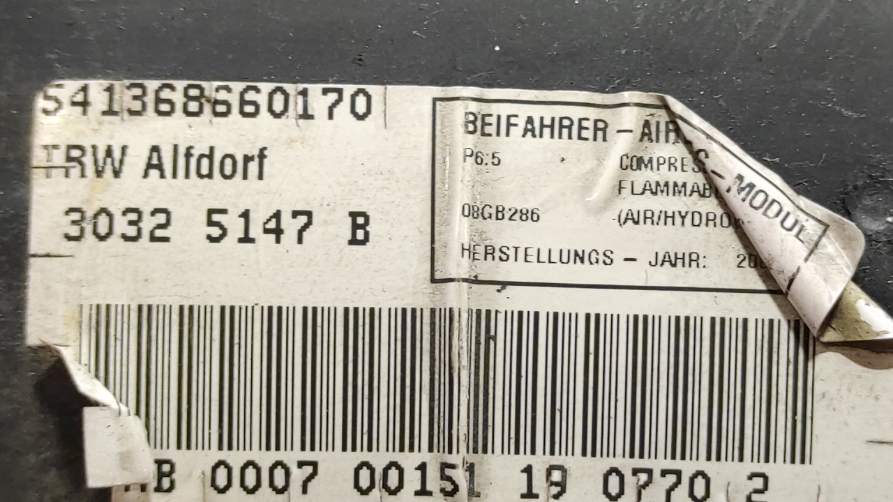 AIRBAG SUVOZACA MERCEDES E KLASA (W210) > 99-02 3032514