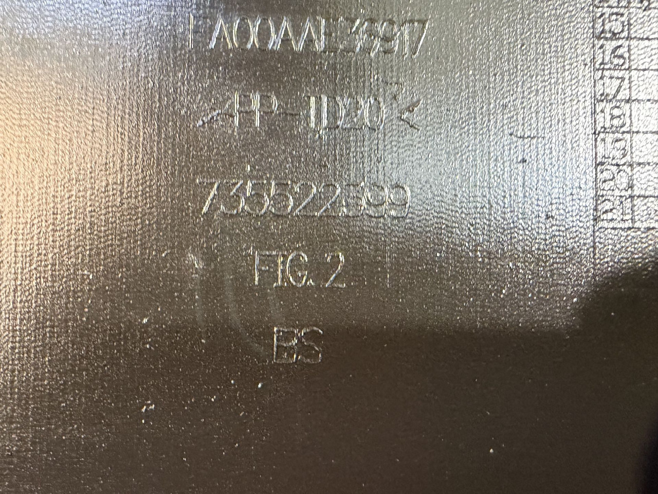 DIJELOVI SPOJLER FIAT 500L > 12-17 1.6 735522399